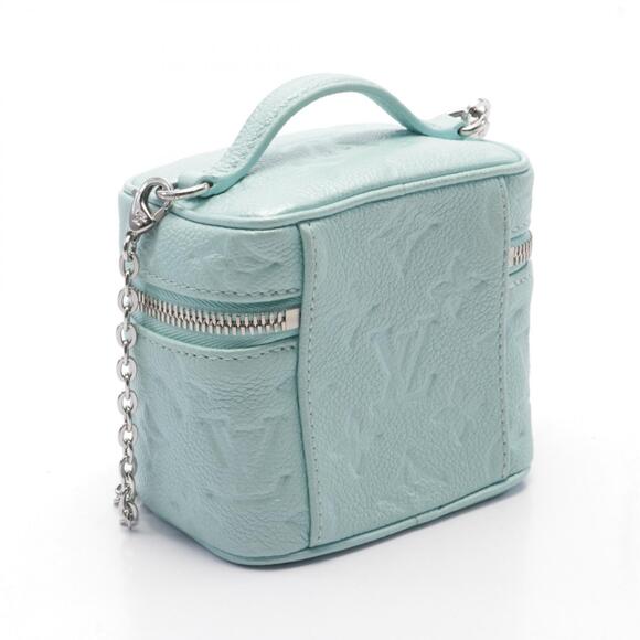 Louis Vuitton Vanity Handbag Leather Monogram Empreinte Green - Picture 2 of 4